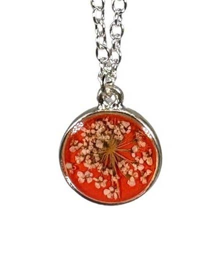 Spetsblomma på Blodapelsin Liten Rund Halsband för wholesale av Shari Dixon