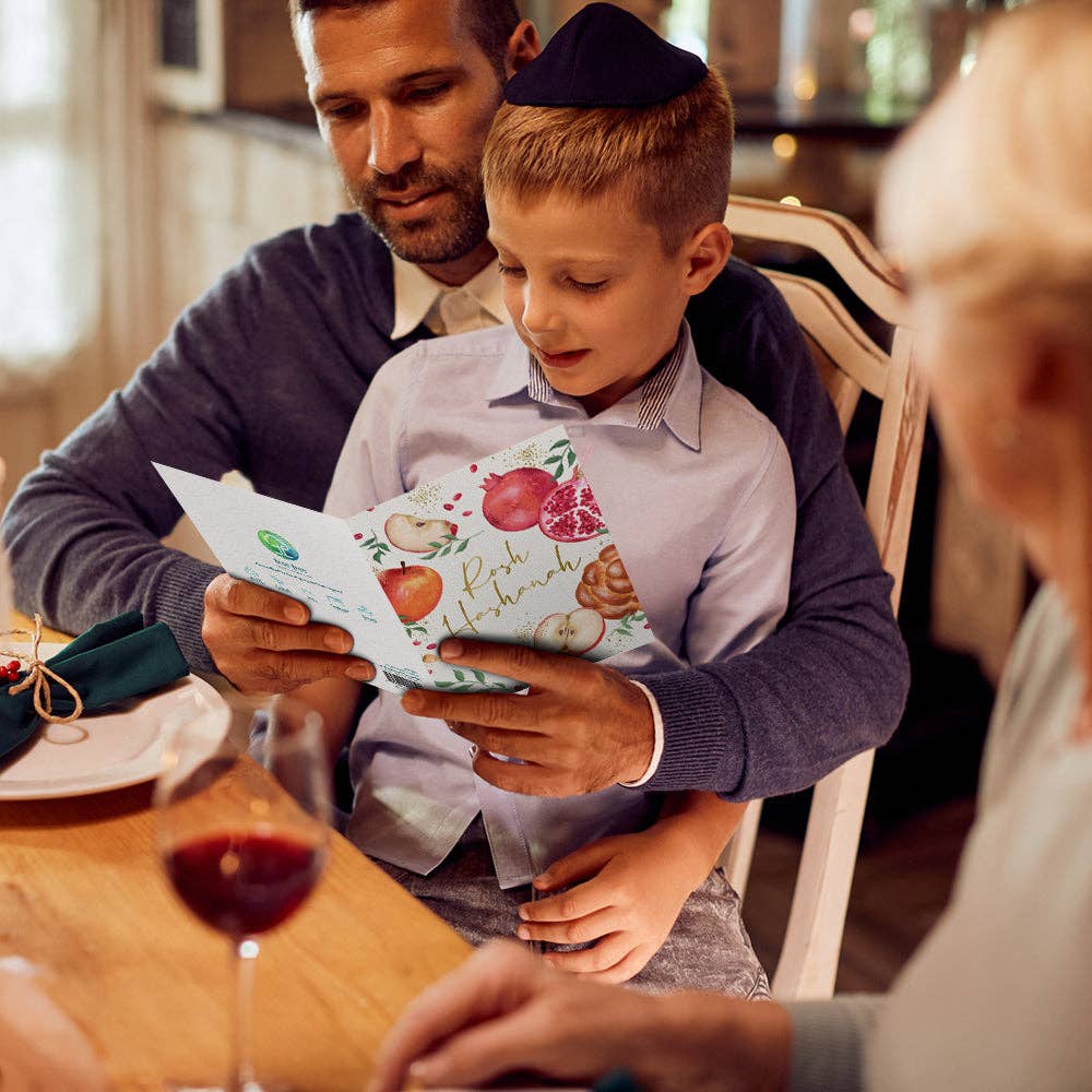 Tree-Free Greetings - Wholesale Rosh Hashanah Card - Welcome Gratitude Rosh Hashanah SKU 223205