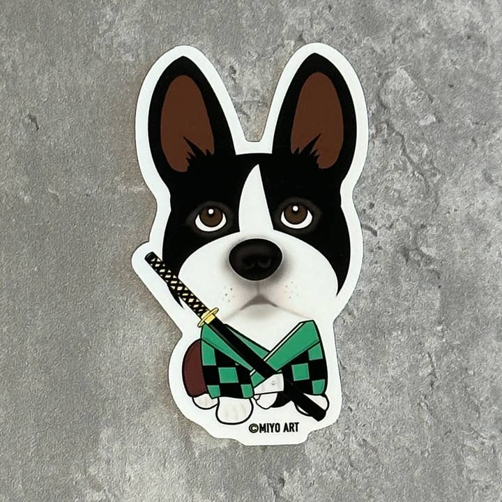 Adesivo in vinile Duke Samurai per la vendita all'ingrosso da parte di Miyo Art Design