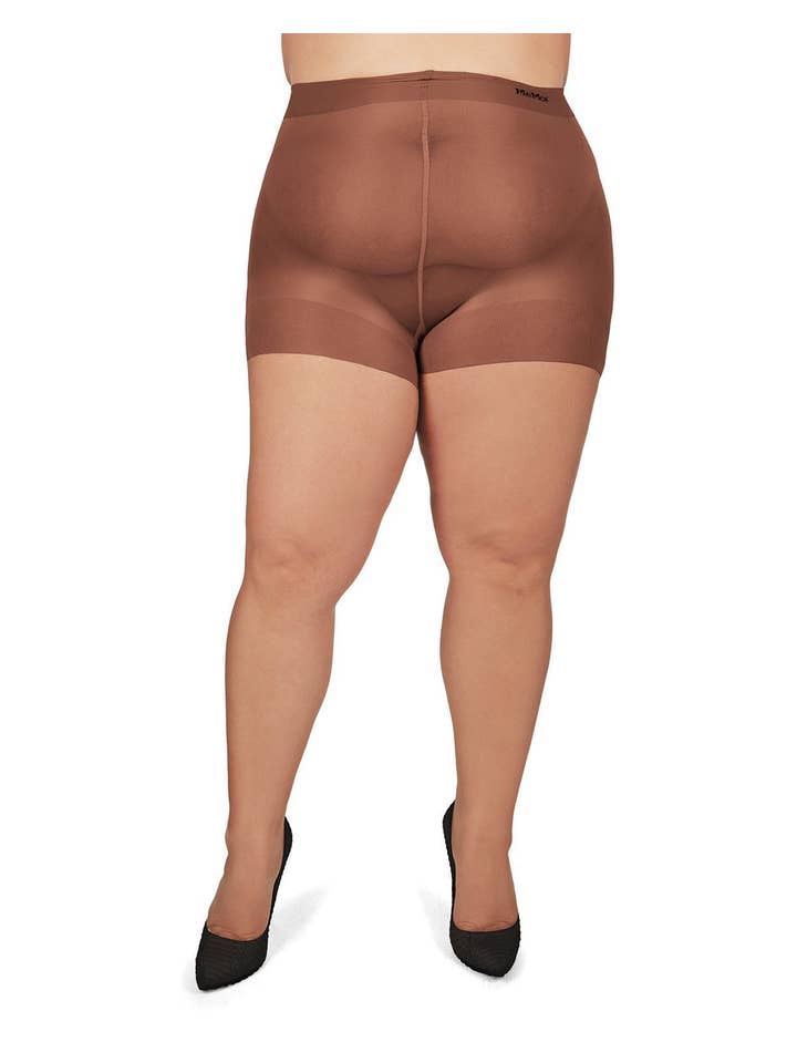 Infinity Classics International Inc. - Wholesale Pantyhose - Women's - MeMoi Plus Size Curvy Ultra Sheer Control Top Pantyhose4