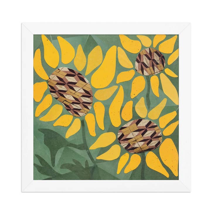 more the merrlier - Wholesale Art Print - Sunflower Collage Art Print1