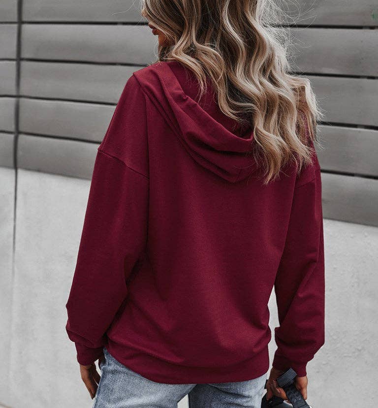 Tickled Teal - Wholesale Hoodie - Women's - Quilted Pocket Hoodie7