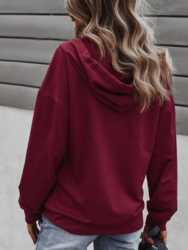 Tickled Teal - Wholesale Hoodie - Women's - Quilted Pocket Hoodie7