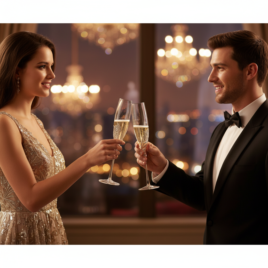 Plata Mora Flauta (Juego de 2) | Flautas | Flautas de Champán | de venta al por mayor en Faire2