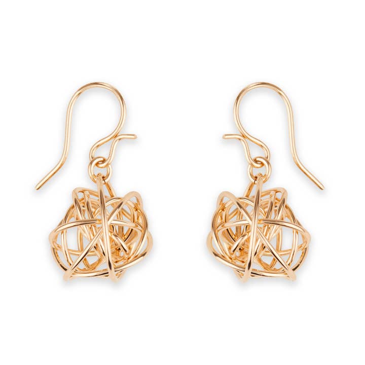 Mark Steel Jewelry - Vente Boucles d'oreilles pendantes - Boucle d'oreille Ball of Fun Wire1