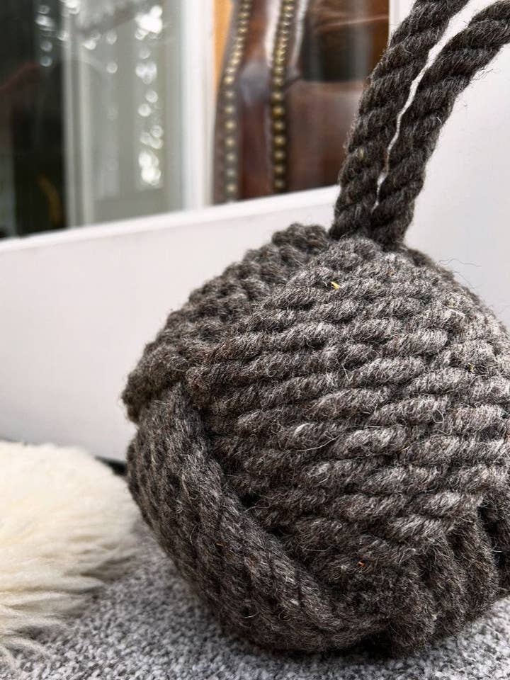 Brampton Monkey Fist Doorstop for wholesale by Sustainable Rope Ltd