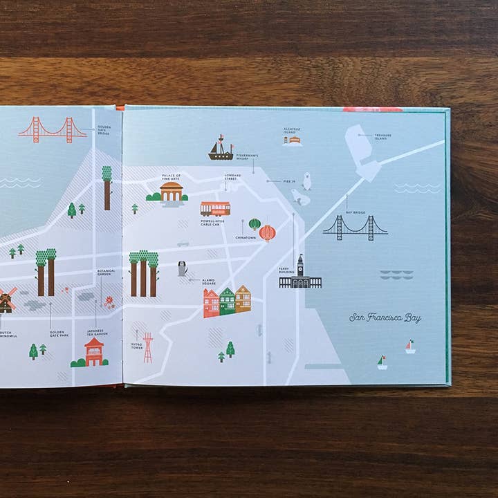 Meenal Patel Studio - Wholesale Preschool Book (3-5) - Neela Goes to San Francisco Children's Book5