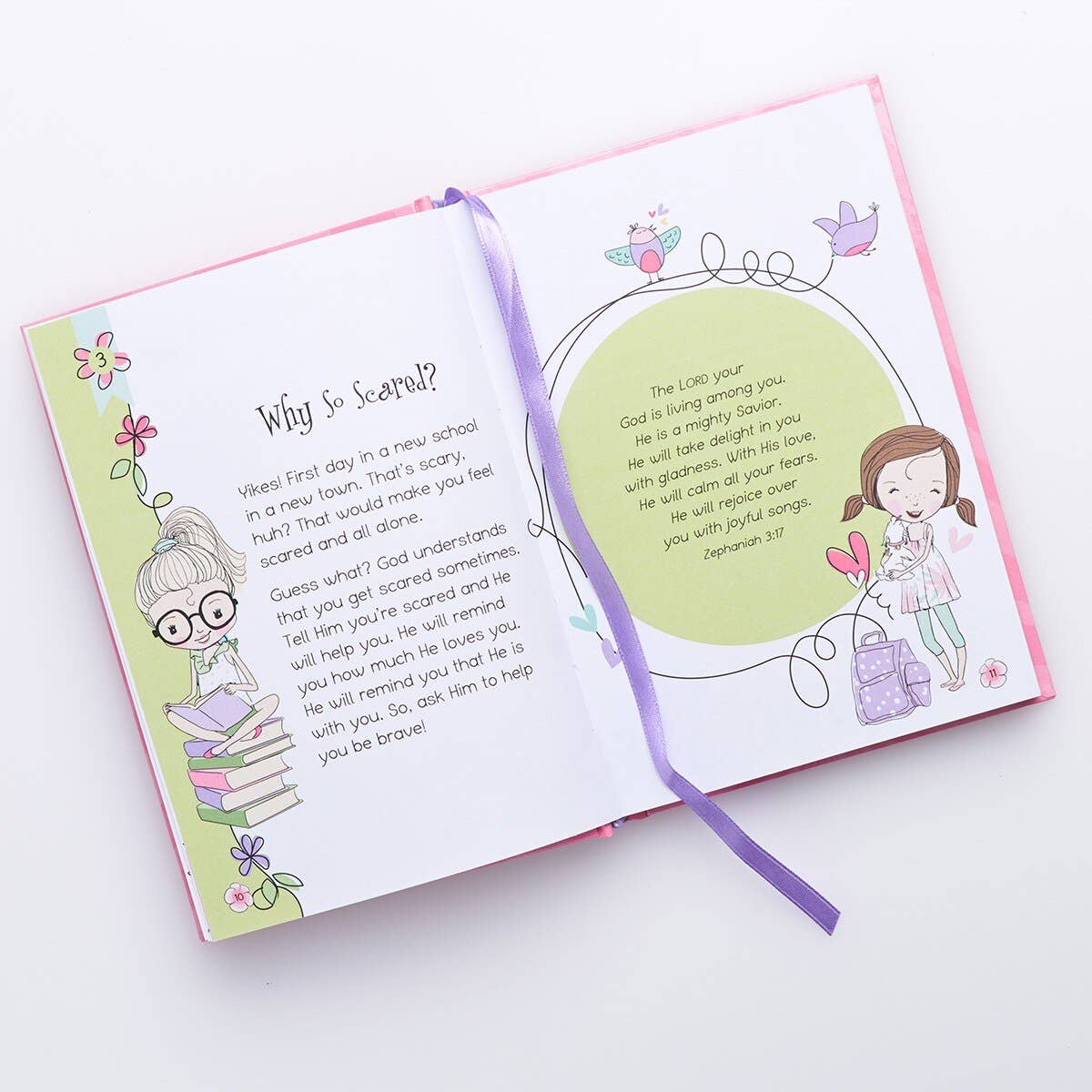 Christian Art Gifts - Vente Livre sur la religion - Livre pour enfants 101 Dévotions pour ses princesses, couverture rigide2