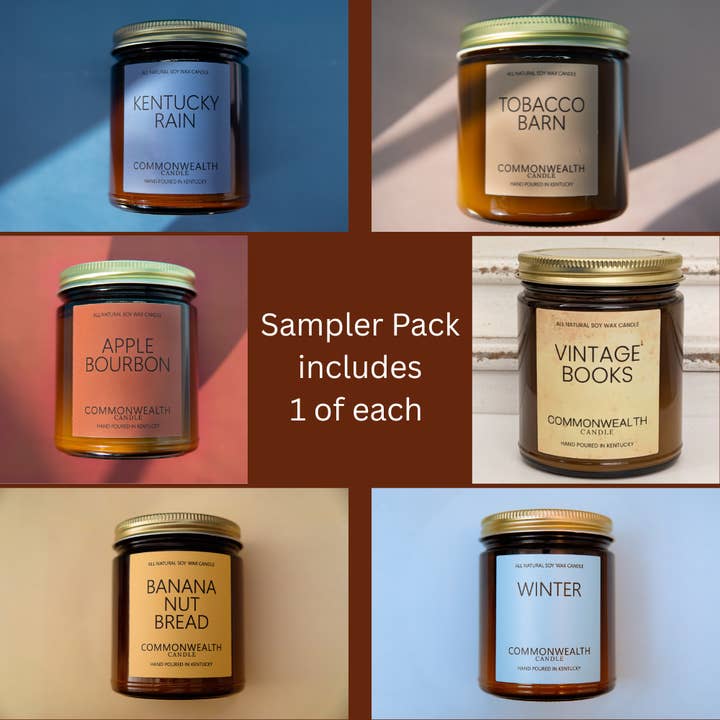 New Retailer - Best Seller Sampler Pack for wholesale by Commonwealth Candle
