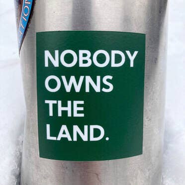 Dark Matters Designs - Wholesale Sticker - Nobody Owns The Land - Vinyl Decal - BEST SELLER!1