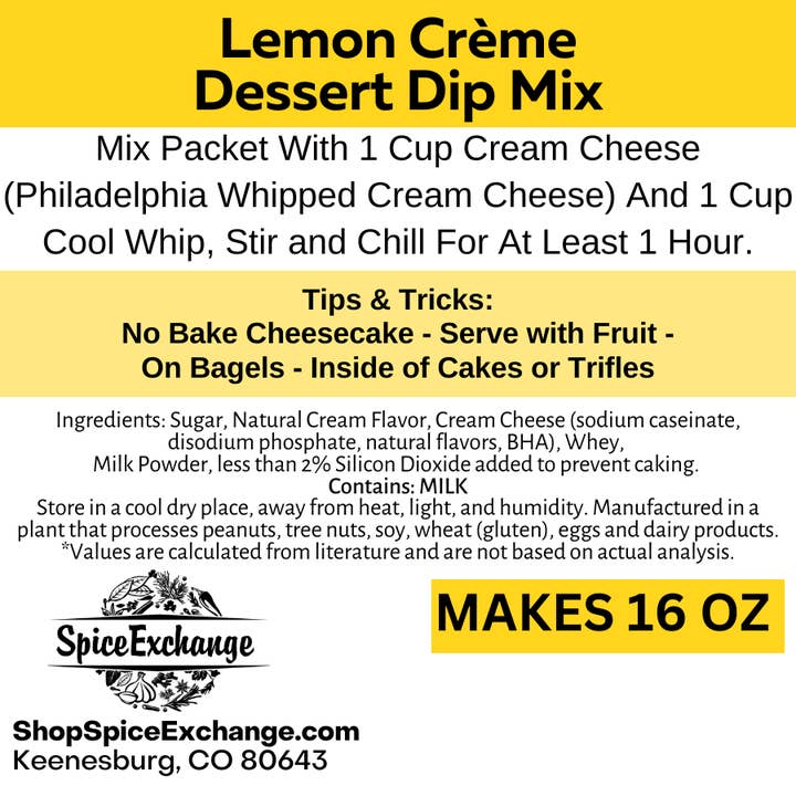 Spice Exchange - Wholesale Backpack - Unisex - Spice Exchange - Dessert Dip Starter Pack 368