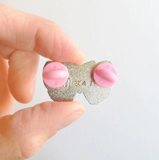 Mirka Hokkanen - Wholesale Lapel Pin/Button - Green Moth Pin2