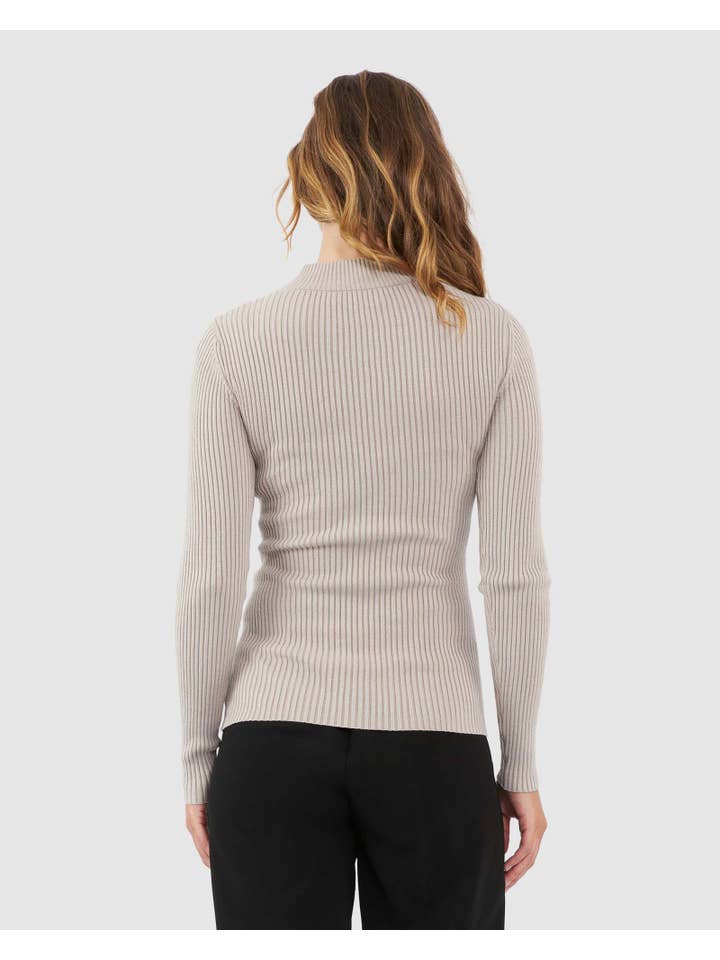 Lift Up Nursing Knit - Stone for wholesale on Faire
