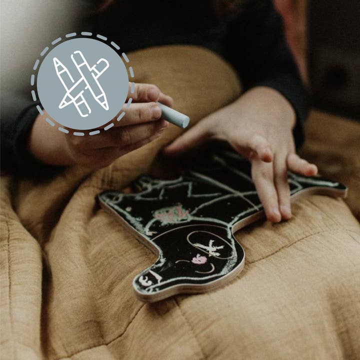 milin – Lousa - Crianças e bebés por atacado – Cão, quadro de giz em forma de animal/com giz7