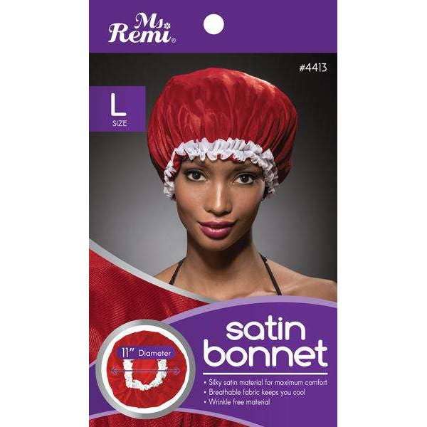 Ms. Remi Satin Bonnet L Asst Color for wholesale by Annie International, Inc.