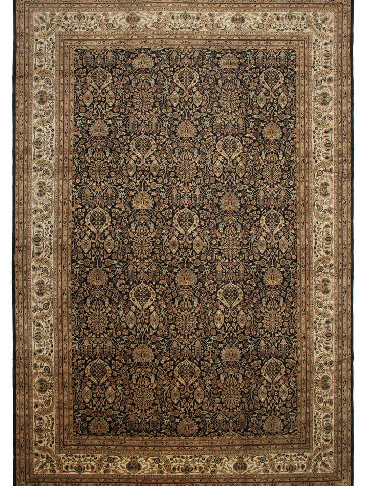 Tappeto Oushak Beige 12x18 - 35930 per la vendita all'ingrosso da parte di RUG N CARPET