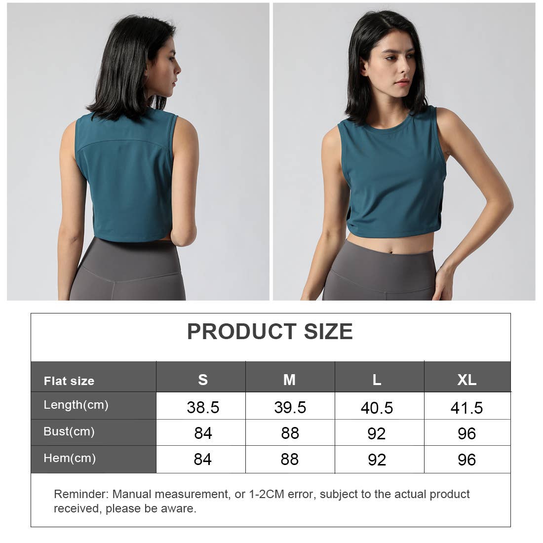 Sodalemon - Wholesale Athletic Top - Women's - Women Fitness Yogo Soft Crop Sport Tank Top9