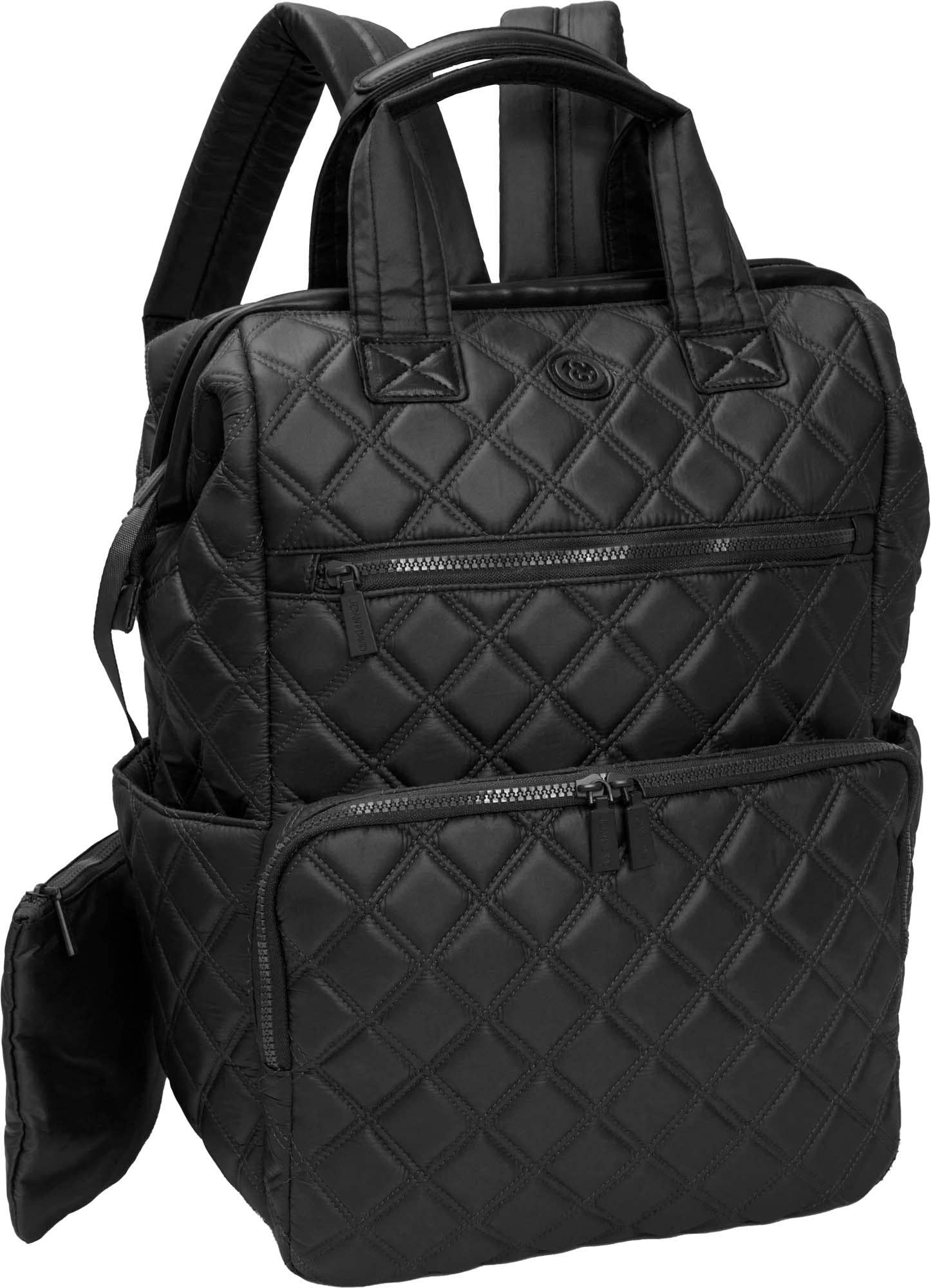 Magid - Wholesale Backpack - Women's - Joan & David Diamond Quilted Puffer Nylon Square Laptop Backpack1