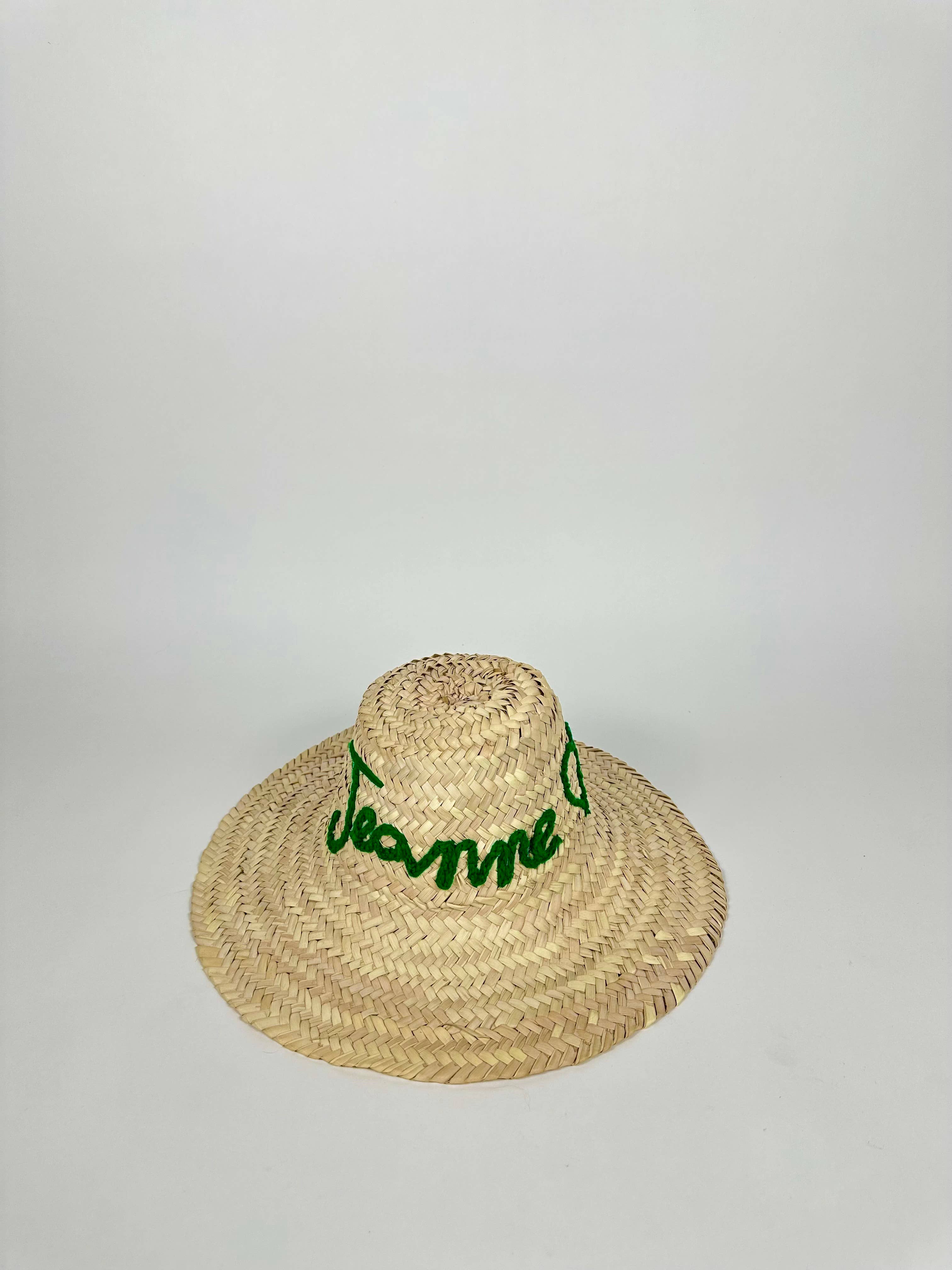 Mikwi - Wholesale Straw Hat - Women's - Personalised Straw hat - DECORATIVE STRAW HAT - Moroccan hat18