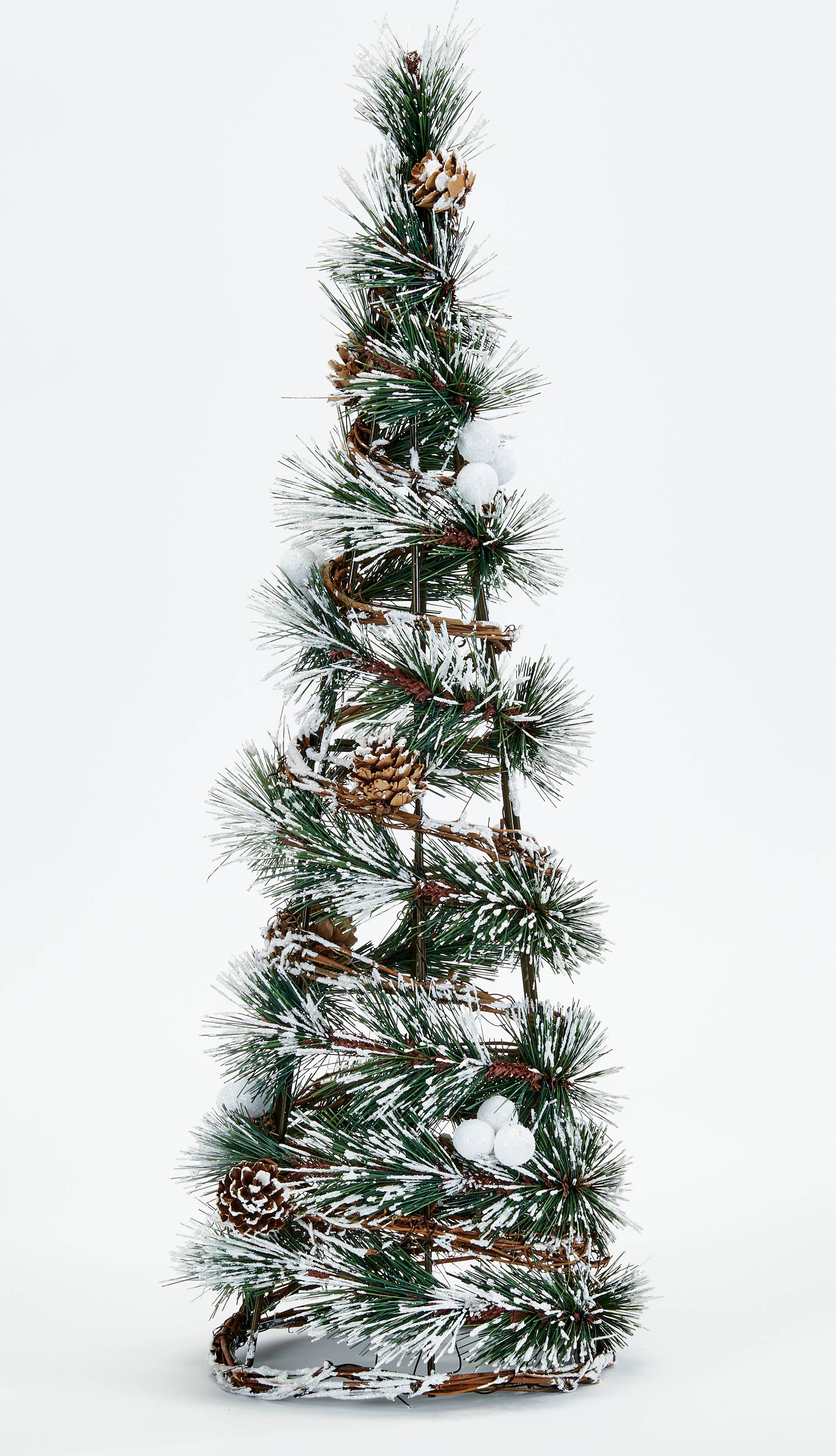 WORTH IMPORTS - Wholesale Christmas Decoration - 20" Snowy Pine Cone Tabletop Tree