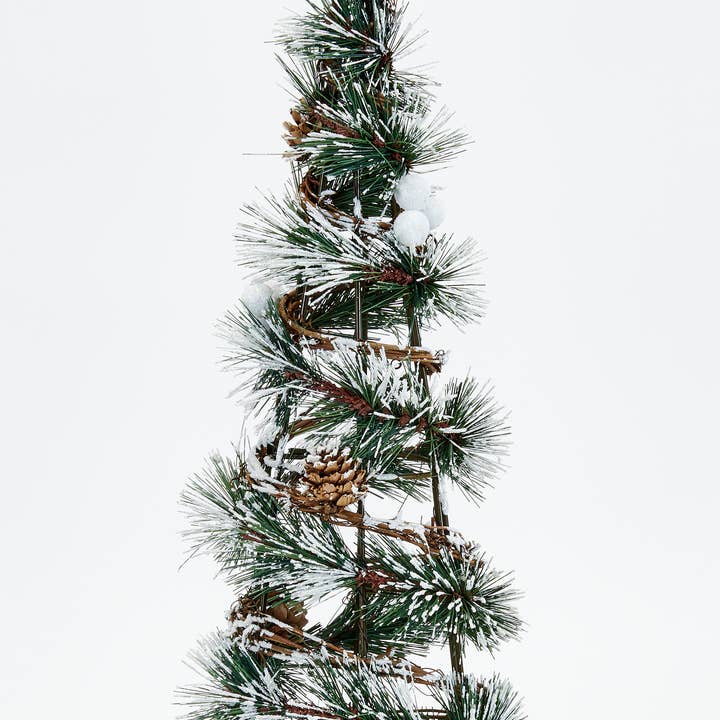 WORTH IMPORTS - Wholesale Christmas Decoration - 20" Snowy Pine Cone Tabletop Tree0