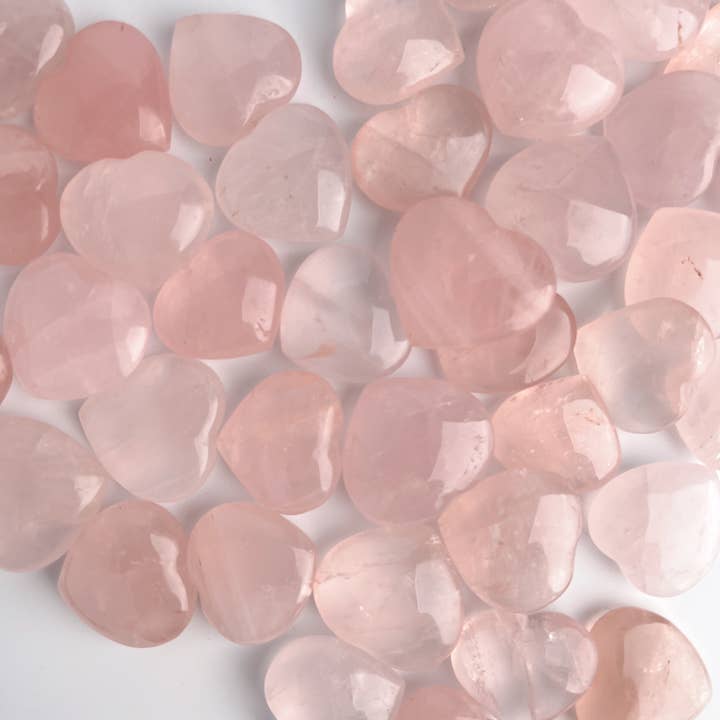 Terra Dawn Minerals - Wholesale Spiritual stone/crystal - Rose Quartz Crystal Hearts1
