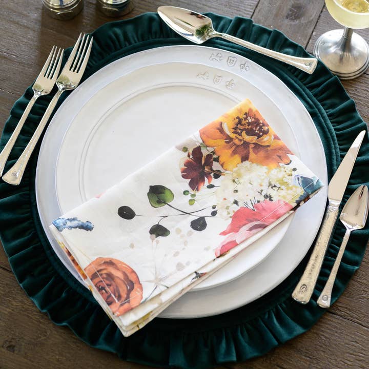 Arte Italica & Crown Linen Designs - Wholesale Dinner Plate - Firenze Dinner Plate