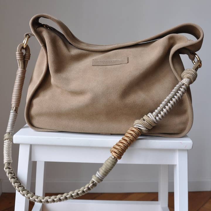 TIEFENBACHER LEHMANN - Wholesale Bag Strap - Women's - BAG STRAP - Barcelona mocca mousse flexi4