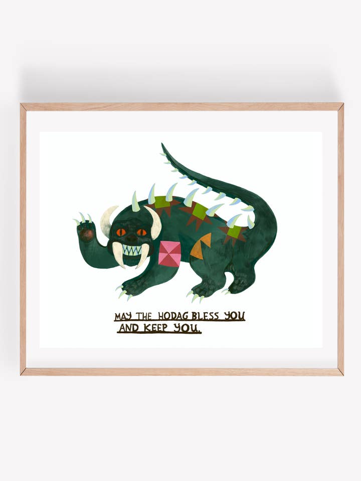 Hodag Art Print for wholesale by Persika Design Co.