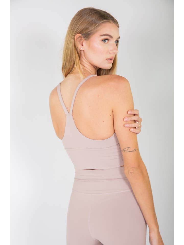 Vneck Elevate Bra Bark for wholesale on Faire6