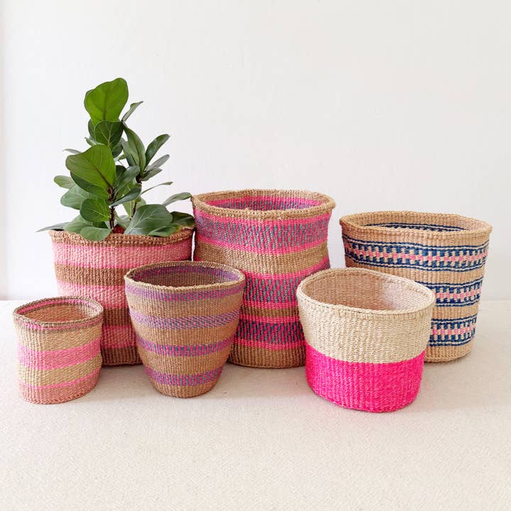 Amsha - Vendita all'ingrosso Cestini - Cesto per Piante da Interno - Assortimento 546 (Pezzo Unico)