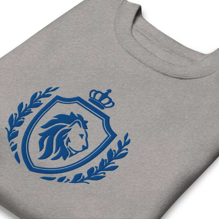 Sara Lutz Art - Wholesale Sweatshirt - Unisex - Embroidered Lions Crest Sweatshirt6