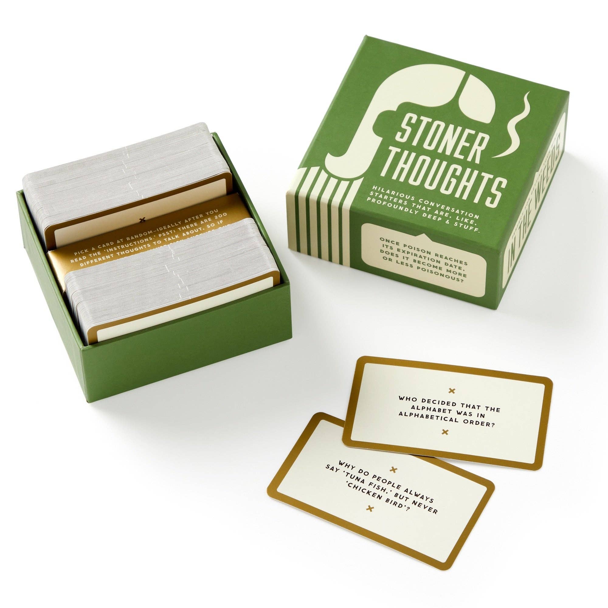 Chronicle Books - Wholesale Card Game - Brass Monkey Stoner Thoughts Conversation Starters4