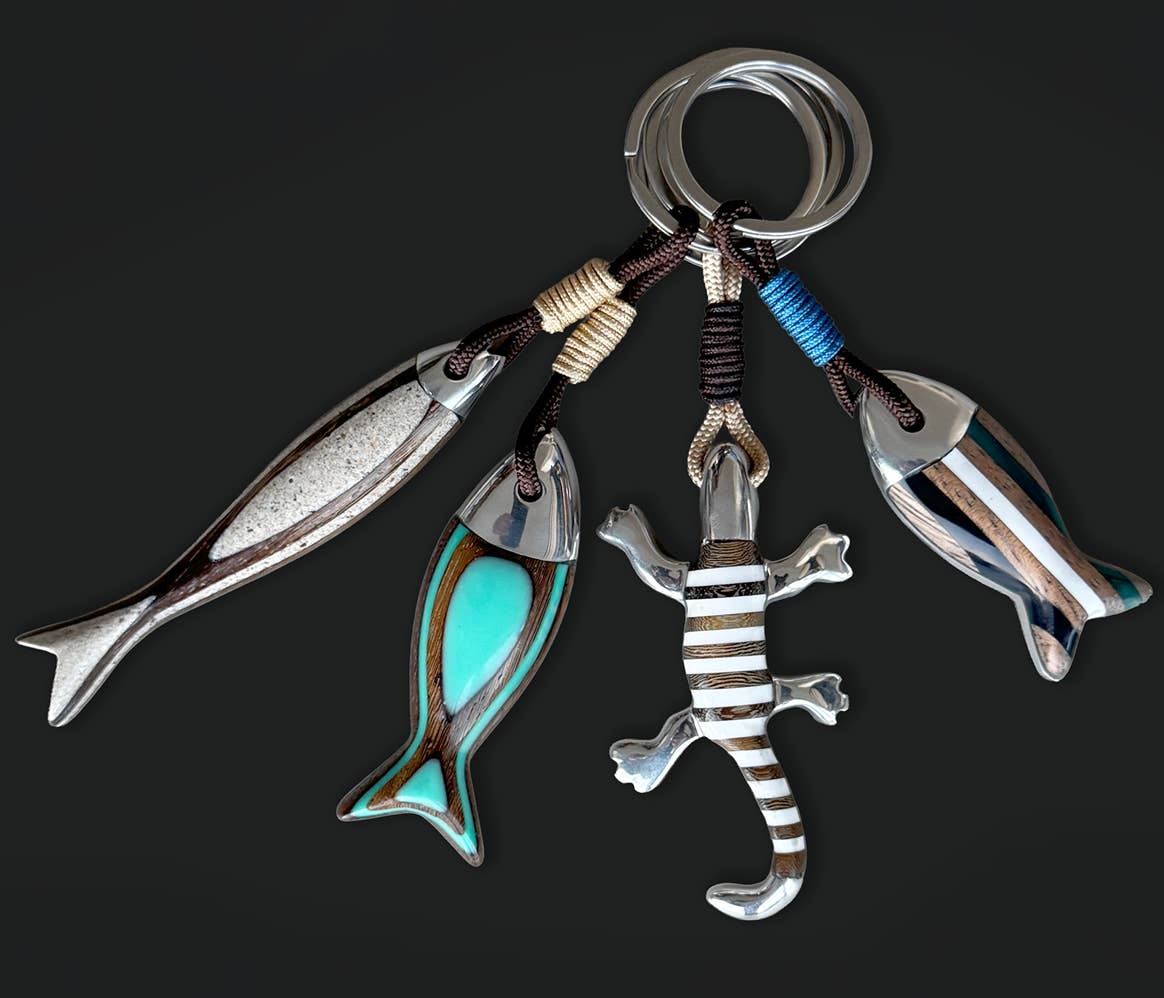 Ernesto de Barcelona – Großhandel Schlüsselanhänger – Unisex – IBIZA Schlüsselanhänger, Packung mit 50 Stück