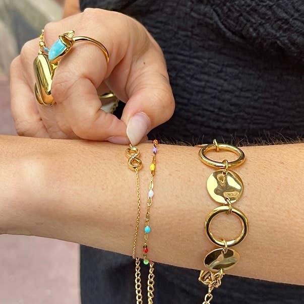 multicoloured 324RX13 stainless steel colorful bracelet for wholesale on Faire3