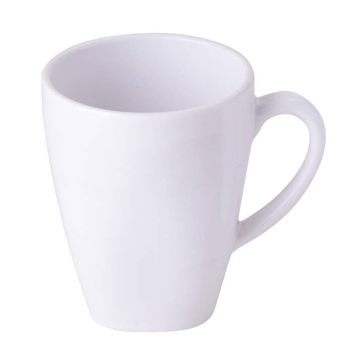 3 1/4"x4"H Mugg, Nessico Melamin Vit 10oz för wholesale av EcoQuality