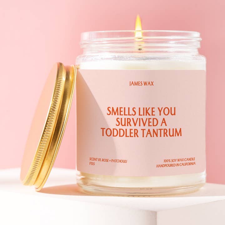 Parenting Gift Toddler Tantrum Survival Candle F155 for wholesale by James Wax