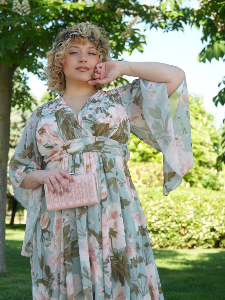 Long dress R1622 Tg for wholesale by Invitadissimas