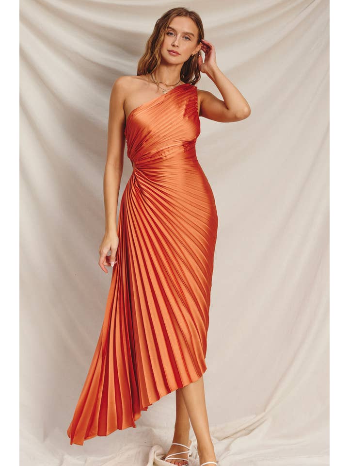 Dress Forum - Wholesale Dress - Women's - Olympia Asymmetrical Pleated Maxi Dress (1)12