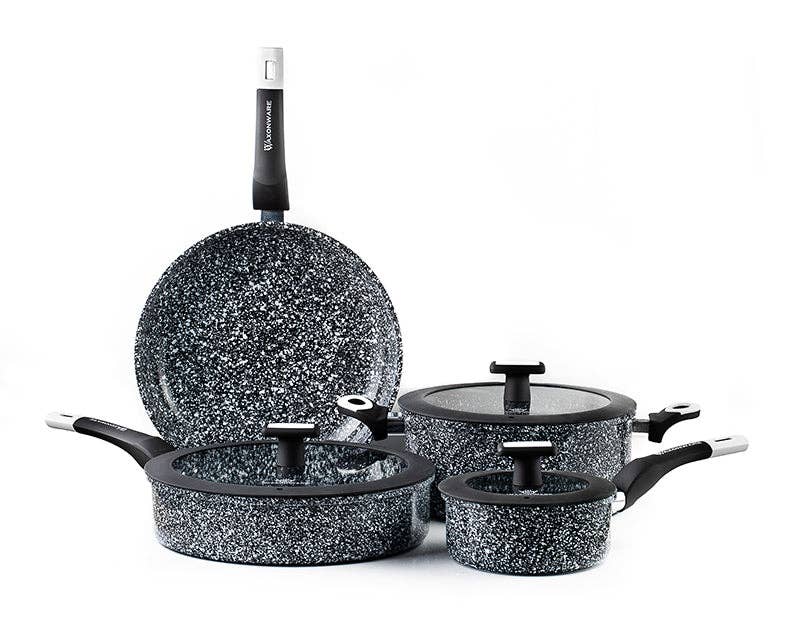 WaxonWare - Wholesale Cookware Set - Stonetec 7pc Ceramic Cookware Set1
