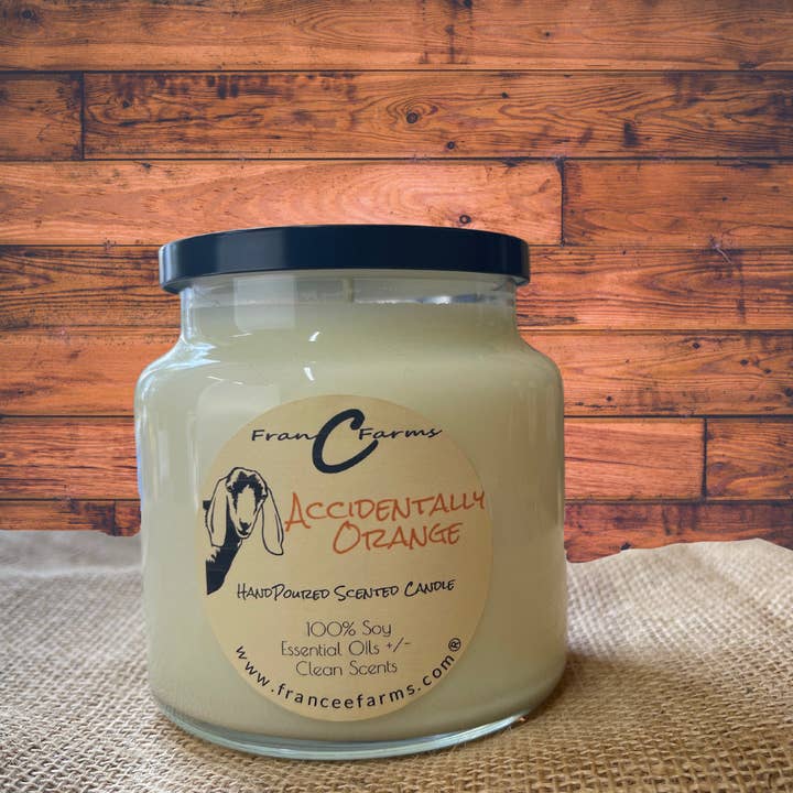 Vela de boticario accidentalmente naranja para venta al por mayor de FranCee Farms