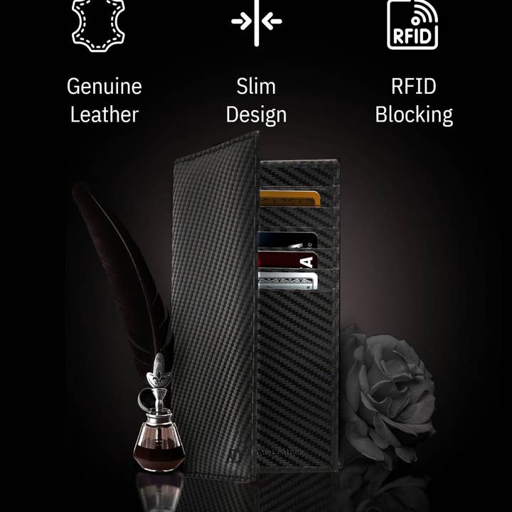 Access Denied Accessories - Wholesale Wallet - Unisex - Genuine Leather Checkbook Cover For Women &Men RFID Blocking25