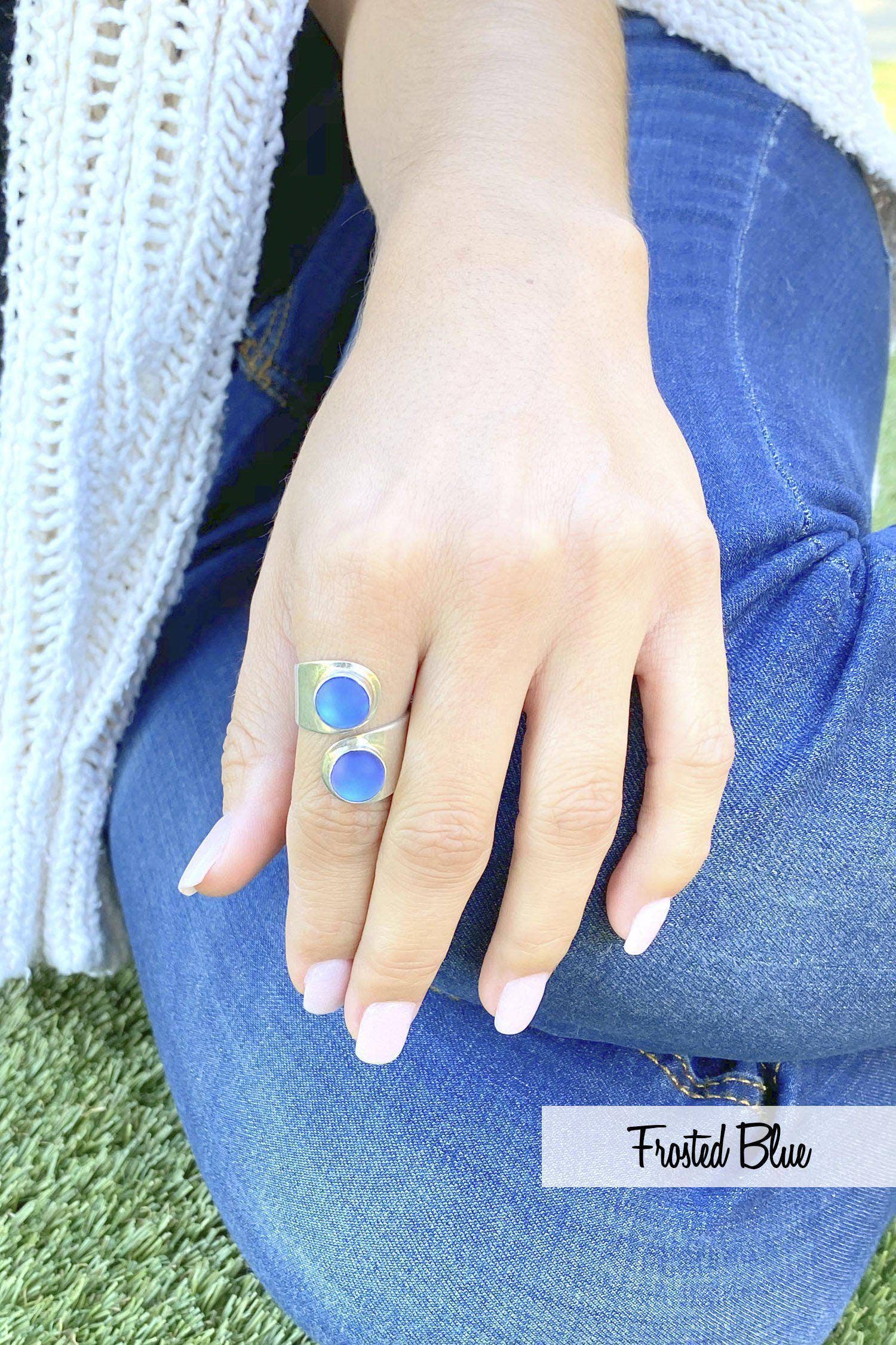 LeightWorks - Vendita all'ingrosso Anelli cocktail/statement - Anello Doppio Cerchio2