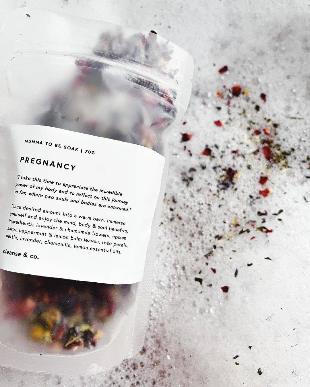 Cleanse & Co. - Wholesale Bath Soak/Milk - Pregnancy Soak1