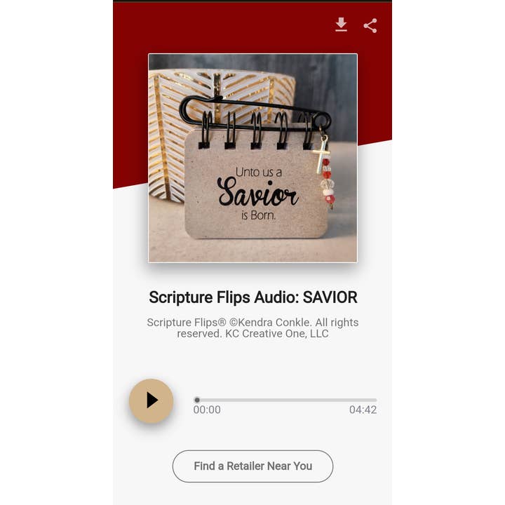 Scripture Flips - Wholesale Religion - Savior Scripture Flip7