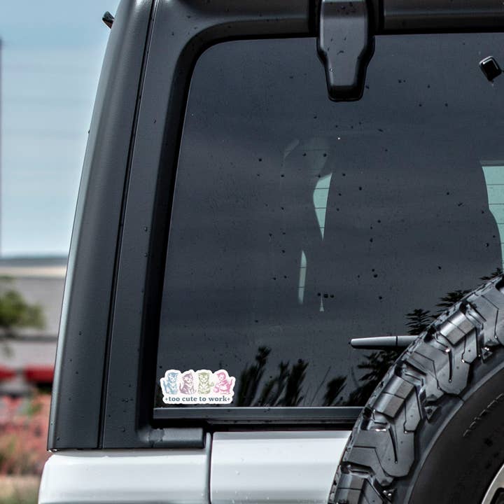 Juju and Moxie - Wholesale Phone & laptop stickers - Funny Sarcastic Cute Kitty Cat High Quality Vinyl Sticker3