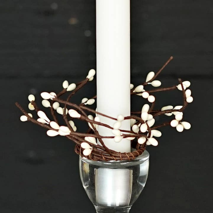 510350CR- 1.5in Pip Taper Napkin Ring-Cream for wholesale by Impressive Enterprises, Inc.