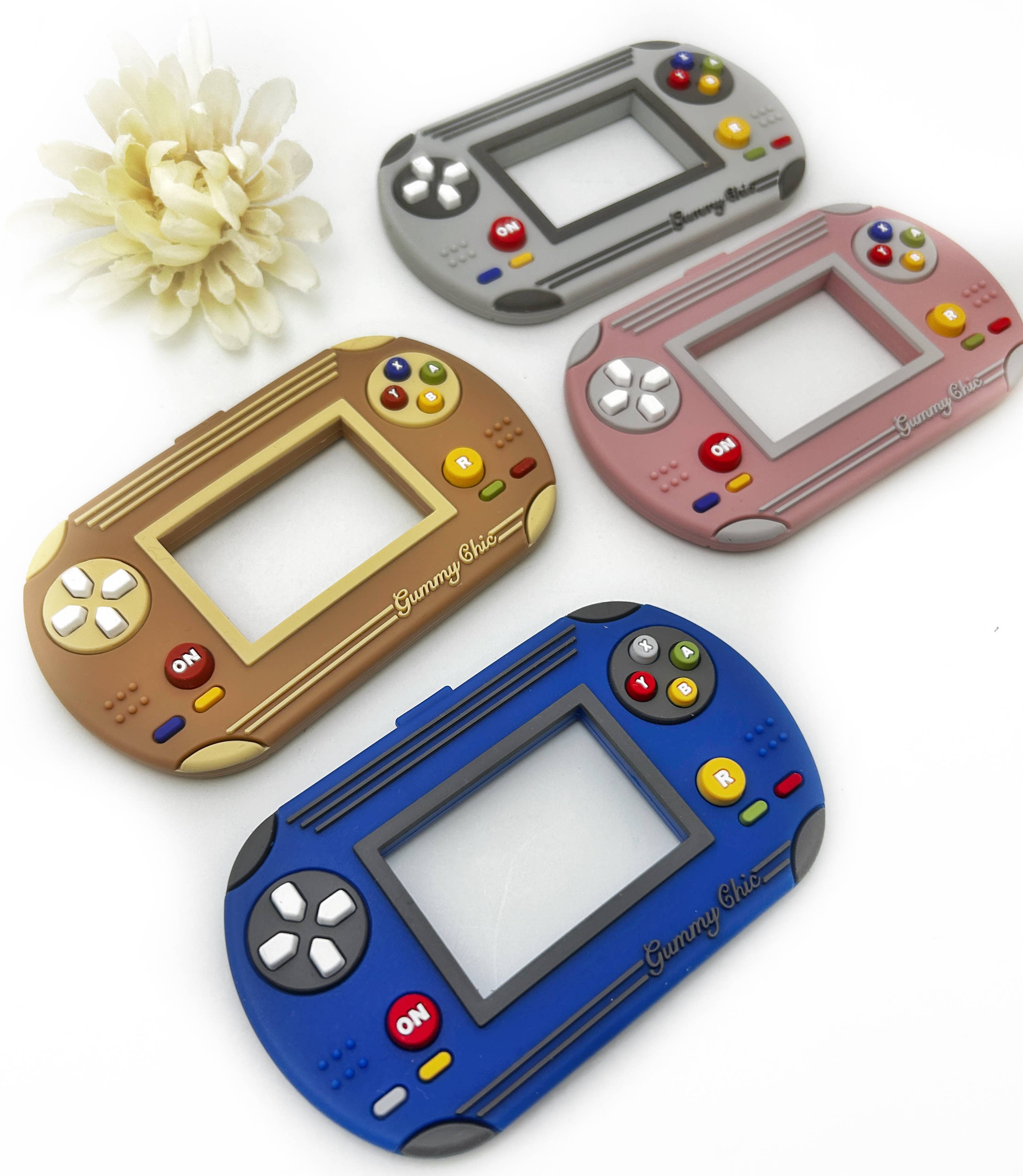 Gummy Chic - Wholesale Teether (Not Clip-On) - Baby - Retro Nostalgia Video Game Silicone Teether Toy -Infant Gift7
