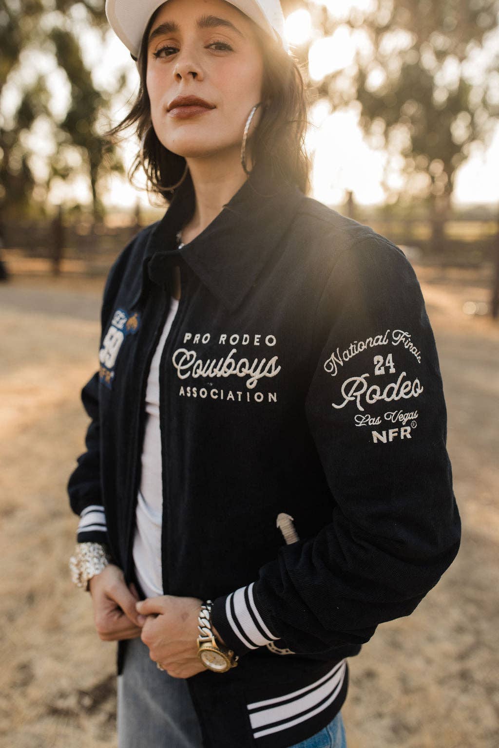 Rodeo Quincy - Wholesale Varsity/Baseball Jacket - Women's - Vintage NFR Corduroy Bomber7
