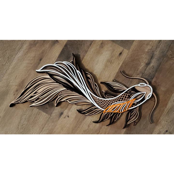 Skiktad Koi fisk för wholesale av Kaci's Kreations